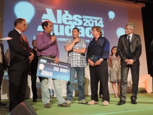 Fabien Tourneux remporte le 1er prix Alès Audace 2014