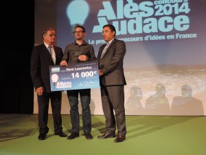 Rémi Lazarewicz reporte le second prix Alès Audace 2014
