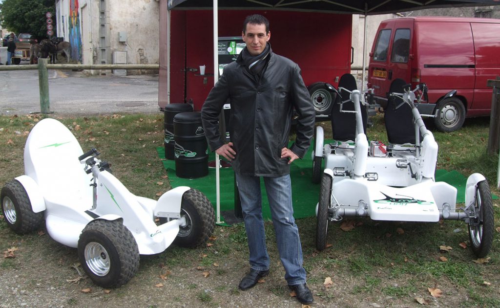 Laurent Massip roule vers l'homologation de ses quadricycles de loisirs